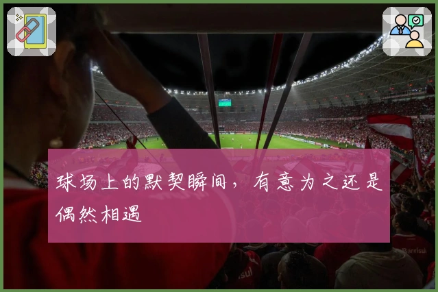 球场上的默契瞬间,有意为之还是偶然相遇